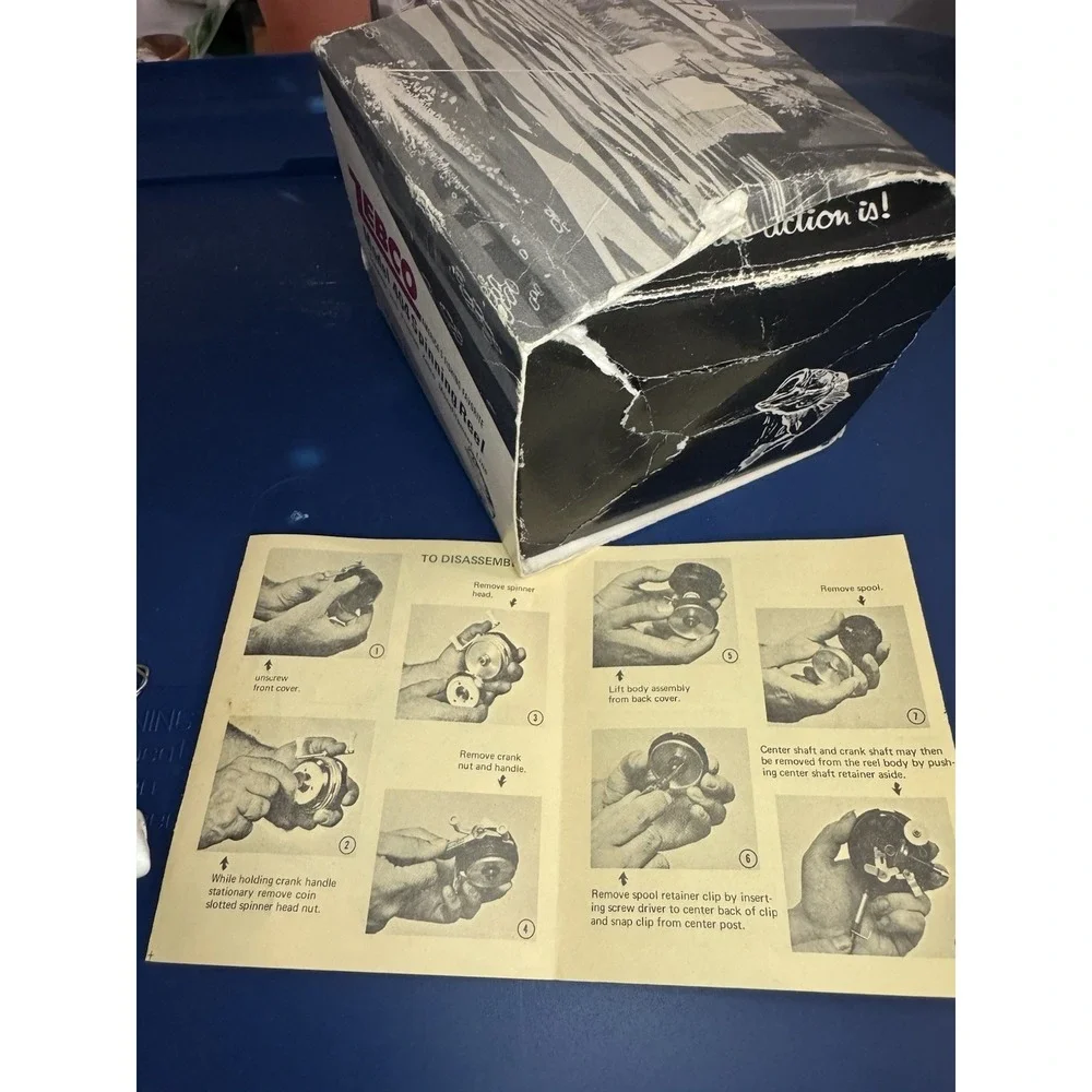 Vintage Zebco 404 Big Bee Spincast Reel w/ Box & Manual – Tulsa OK